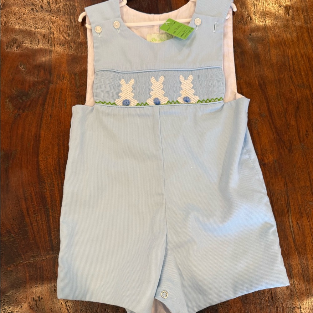 Mine Blue Kids One Piece with Bunny Design